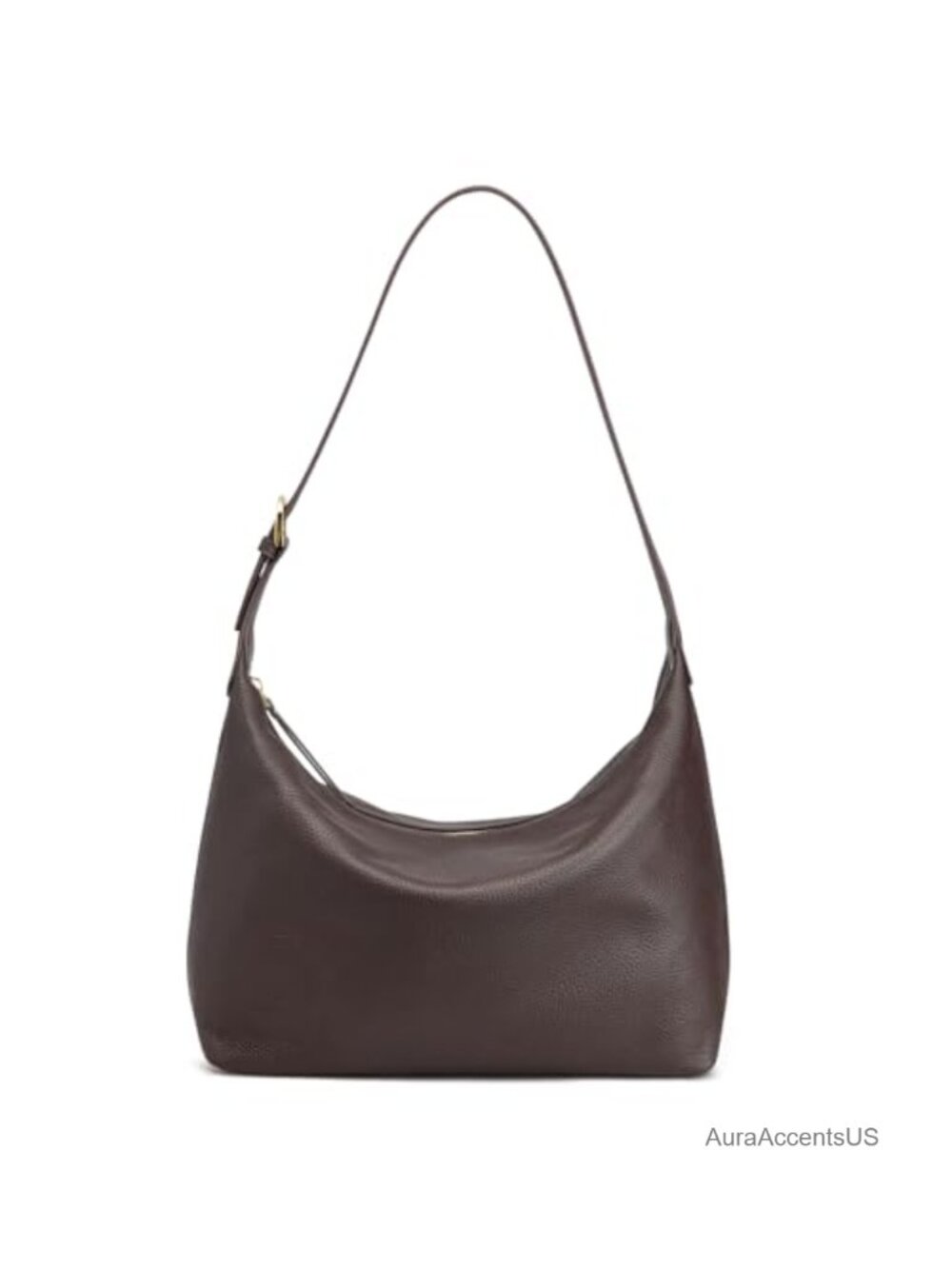 Genuine Leather Hobo Bag Removable Strap Crossbody Shoulder Purse